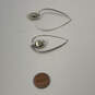 Designer Silpada 925 Sterling Silver Round Cube Threader Drop Earrings image number 3