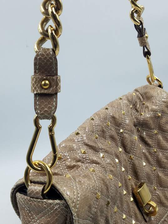 Authentic Marc Jacobs Snakeskin Taupe Shoulder Bag image number 3