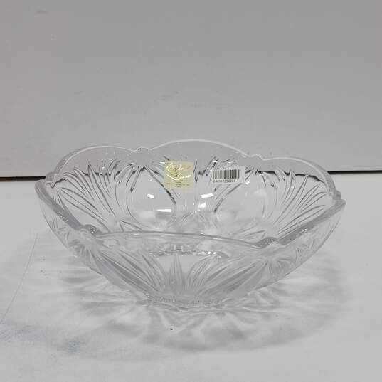 8.5" Crystal Clear Providence Lead Free Glass Bowl image number 3