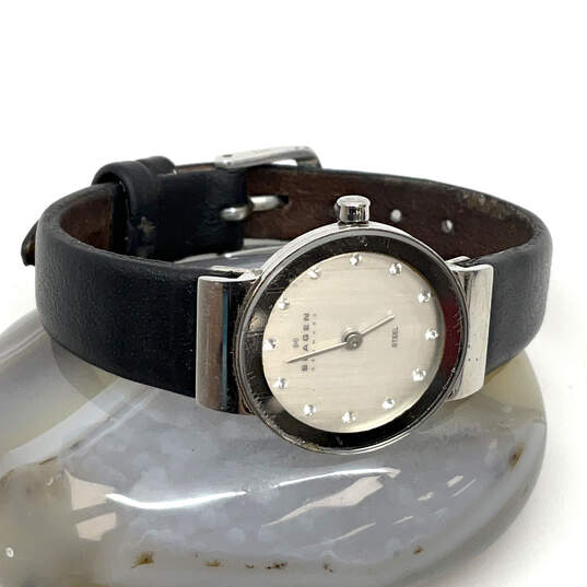 Designer Skagen Round Dial Stainless Steel Adjustable Strap Wristwatch image number 1