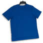 Womens Blue Crew Neck Short Sleeve Pullover T-Shirt Size Large image number 2