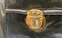 Marc Jacobs Patent Leather Pocket Shoulder Bag Olive Green alternative image