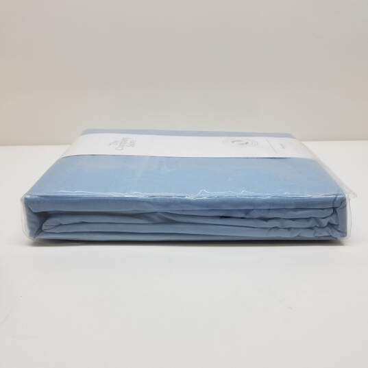 The Company Store 100% Cotton Percale Sheet Set Porcelain Blue image number 2
