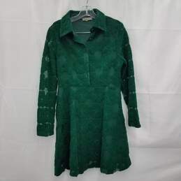 Alaroo Wool Blend Long Sleeve Green Dress Size XL