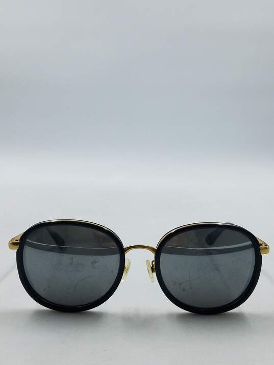FILA Gold Mirrored Round Sunglasses image number 2
