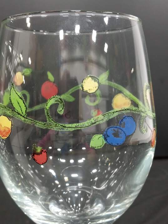 Set of 3 Sue Kipkin Sangria Wine Glasses image number 5