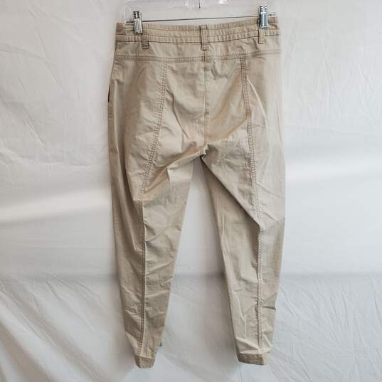 Eileen Fisher Organic Cotton Blend Khaki Pants Women's Size XS image number 2