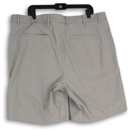 NWT Mens Gray Flat Front Slash Pocket Athletic Golf Chino Shorts Size 42 alternative image