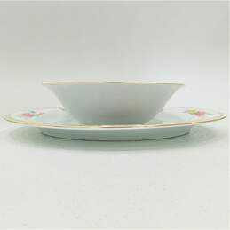 Liling LING ROSE Oval Serving Platter & Bowl | Fine China | Yung Shen | China alternative image