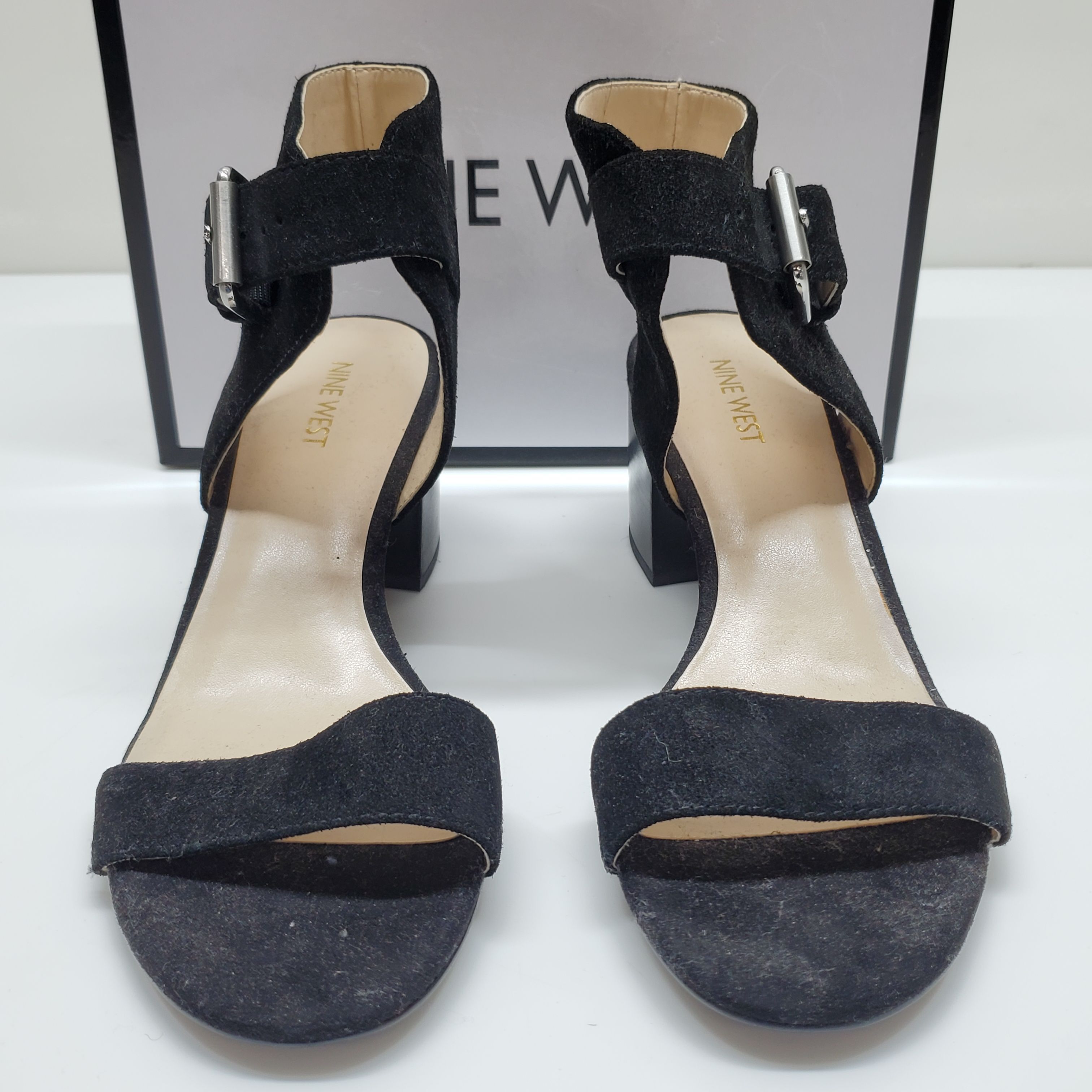 Nine West Yeap Women's Block Heel Dress Sandals | Black sandals heels, Sandals  heels, Block heels sandal