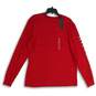 NWT Tommy Hilfiger Womens Red Round Neck Long Sleeve Pullover T-Shirt Size L image number 1