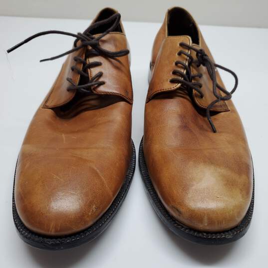Cole Haan Brown Leather Derby Dress Shoes Men's Size 13M image number 2