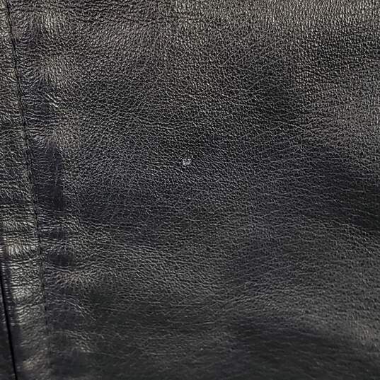 USA Leather Men Black Leather Jacket 2XL image number 5