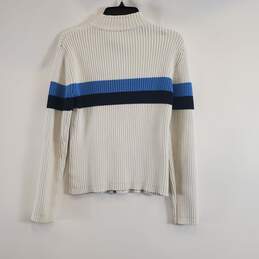 Tory Sport Women White Stripe Sweater S alternative image
