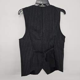 Lavs Amadeus Striped Business Suit Vest V Neck alternative image