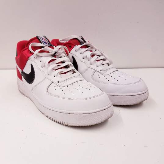 Nike NBA x Air Force 1 '07 LV8 Red Casual Shoes Men's Size 15 image number 3