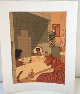Lot of 2 Print of Interior Illustrations by Vincent Cecil & Trust Your Gut alternative image