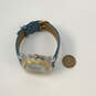 Designer Joan Rivers Blue Adjustable Leather Strap Analog Wristwatch image number 2