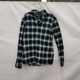 AllSaints Flannel Shirt Size Medium