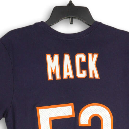 Mens Blue Orange Dri-Fit Chicago Bears #52 Mack NFL Jersey Size L image number 4