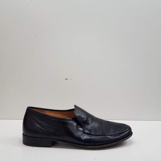 BALLY Italy Black Leather Penny Loafers Shoes Men's Size 11 M image number 1