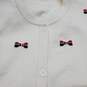 Thom Browne Bow Intarsia Cashmere Cardigan Women's SM image number 2