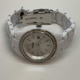 Designer Fossil Stella ES-2437 White Dial Date Indicator Analog Wristwatch alternative image