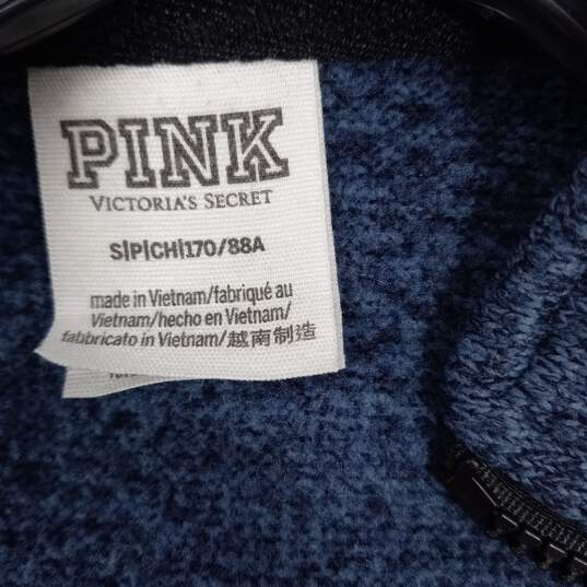 Women’s PINK Victoria’s Secret Knit ¼ Zip Tunic Top Sz S image number 3