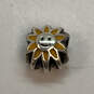 Designer Pandora 925 ALE Sterling Silver Enamel Sunflower Beaded Charm image number 2