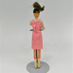 Vntg1966 Mattel Barbie Francie Doll Brunette Rooted Lashes Bendable Legs alternative image