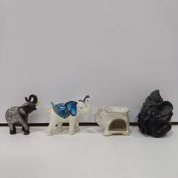 Bundle of Assorted Elephant Figurines alternative image