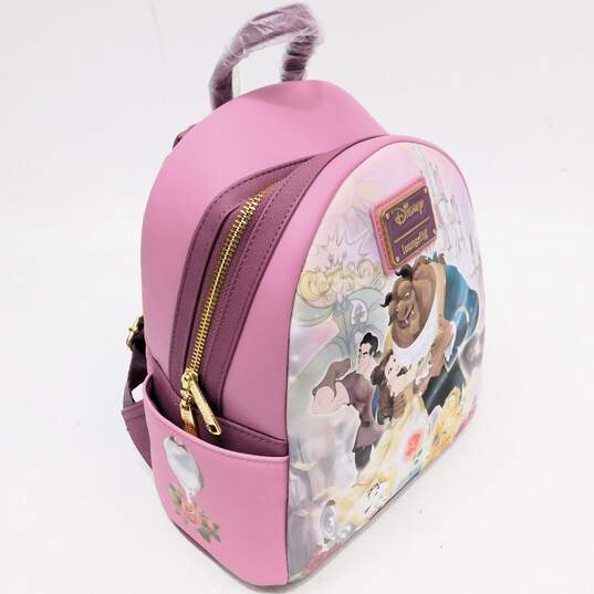 Loungefly Disney Princess Beauty & The Beast Mini Backpack W/ Tag image number 2