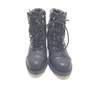 Torrid Lace Up Hiker Boots Black 6.5W image number 6
