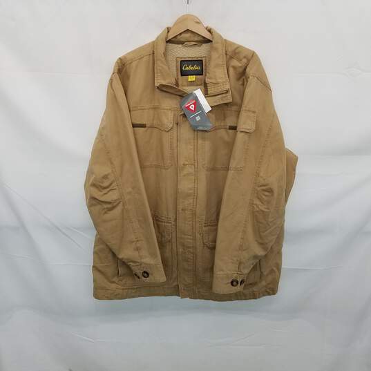 Cabela's Rye Cotton Rocky Insolated Jacket MN Size 3X Tall NWT image number 1