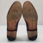Mezlan Havana Black Leather Tassel Loafers Men's Size 10 image number 6