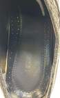 Stacy Adams Mens Derby Black Leather Croc Print Round Toe Lace Up Shoes Size 13 image number 8