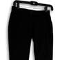 Womens Black Flat Front Slash Pocket Skinny Leg Dress Pants Size Small image number 3