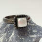 Designer Silpada 925 Sterling Silver Square Freshwater Pearl Band Ring image number 1