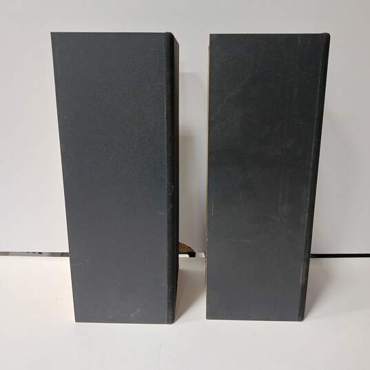 Pair Of Black Magnavox Speakers image number 5