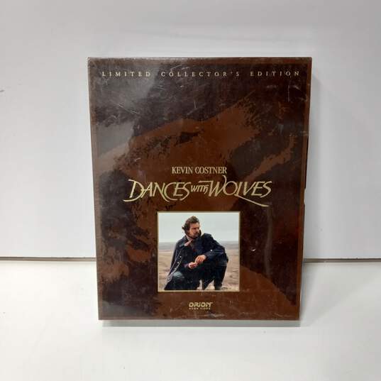 Kevin Costner Dances With Wolves Limited Collector's Edition VHS Box Set NIB image number 1