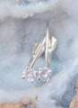 14K White Gold 0.16 CTTW Diamond Lever Back Earrings 0.8g image number 2