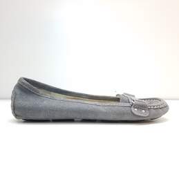 Michael Kors Fulton Gray Suede Ballet Flats Loafers Shoes Size 7 M