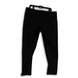 Mens Black Regular Fit Pockets Flat Front Straight Leg Dress Pants Size 38 alternative image