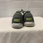 Grey and Green Nike Running Shoes Size:10 image number 4