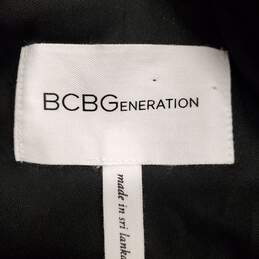 BCBG Generation Women Black Pinstripe Blazer XXS NWT