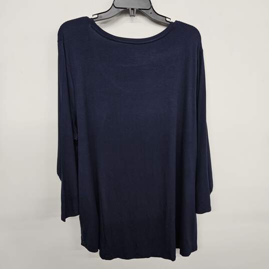 Navy Long Sleeve Top image number 2