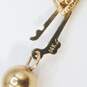 14K Gold Rose Quartz Bead Link 16 Inch Necklace 51.0g image number 4