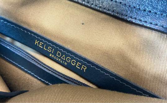 Kelsi Dagger Leather Brooklyn Wythe Satchel Teal Green image number 4