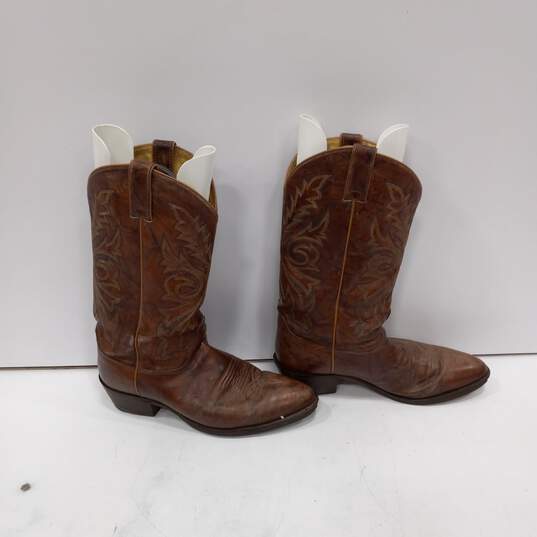 Justin Men's Brown Western Boots Size 11 image number 3