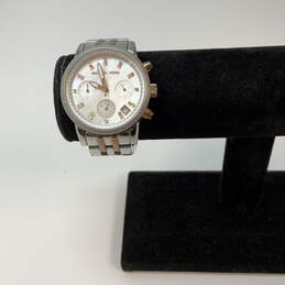 Designer Michael Kors MK-5525 Two-Tone Strap Round Dial Analog Wristwatch